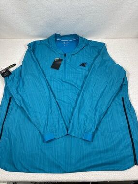 Carolina Panthers Nike NFL lightweight Windbreaker Jacket Teal Men’s 4XL. #0501